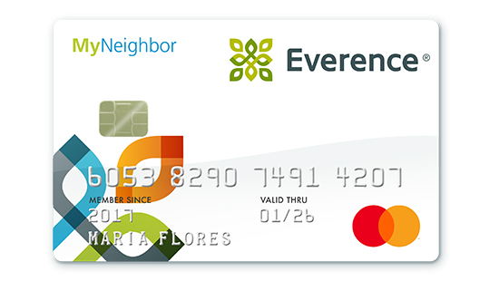 Everence MyNeighbor credit card for individuals
